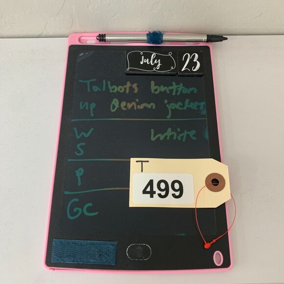 Talbots Button Up Denim Shirt Jacket Womens Petite S Small White Flap Pocket - Picture 10 of 11